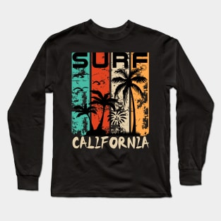 Beach Surf California Long Sleeve T-Shirt